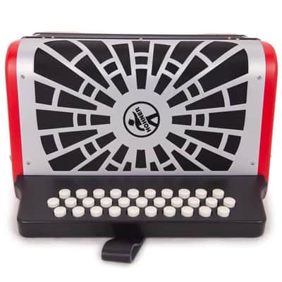 Hohner Compadre Series Accordion G/C/F Keys 2010s - Red image 3