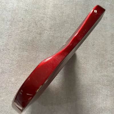 Double Cutaway Metallic Red Finish Guitar HH Body image 6