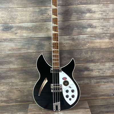 Rickenbacker 4005XC 2021 Jetglo Black In Stock Hollowbody Bass Special Limited Price until 05/20/21 image 1