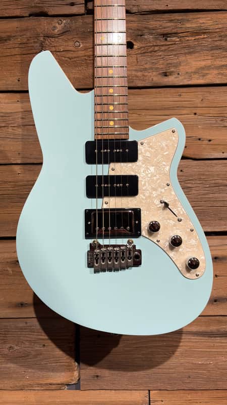 Reverend Six Gun HPP with Rosewood Fretboard 2021 - Present - Chronic Blue with Black Pickups image 1
