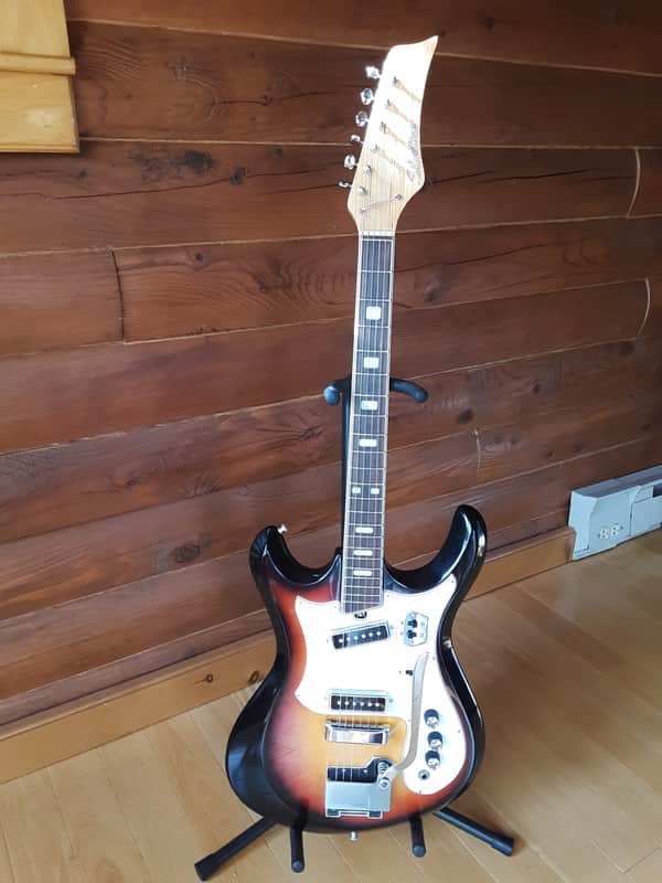 Silvertone Mosrite model 14409 1967 - Sunburst Bild 1