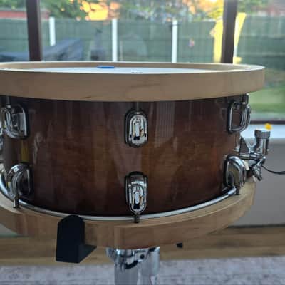 Tama LMP1465FSEN 6.5x14" S.L.P. Series Studio Maple Snare Drum with Wood Hoops 2013 - Present - Sienna Maple image 4