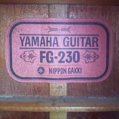 Yamaha FG-230 12-String Jumbo Dreadnought 1968 - 1972 - Natural image 5