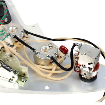 920D Custom DiMarzio Area '58 / '67 / '61 Loaded Stratocaster Pickguard w/ 7-Way Switching, PA/WH image 3