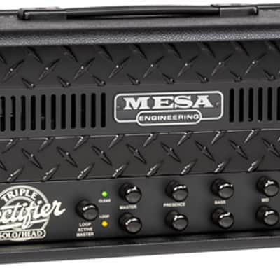 Mesa/Boogie '90s Triple Rectifier 150-watt Amplifier Head - Black Diamond Faceplate image 2