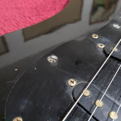 Harmony H-80T Strat Copy 1980s - Black image 7