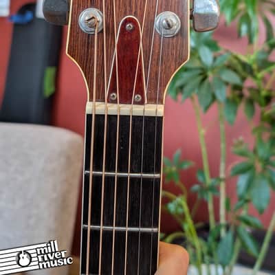 Yamaha FG-580 Acoustic Guitar – Natural – Nippon Gakki Japan – Includes Original Chipboard Case – Used Very Good image 3