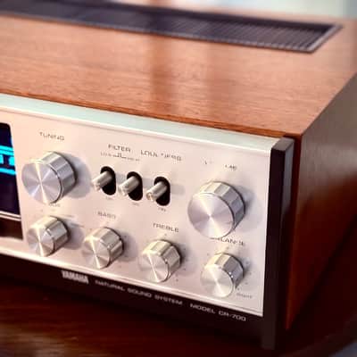 πΆβ¨ Yamaha CR-700 Vintage Receiver w/ Original Wood Case β Recap, Tuner Tested, LED Dial, Serviced/Cleaned (120V) image 5