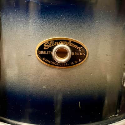 Slingerland Student Model1956-1959 - Blue/Silver Duco image 2
