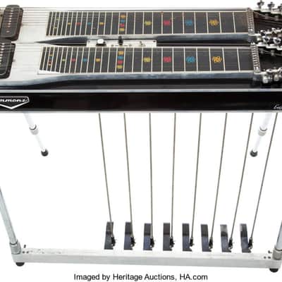 Emmons  D10 1980 Black with original case and volume pedal image 1