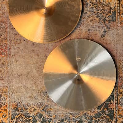 PAISTE 602 15” HEAVY Hihats IMMACULATE Cond! ULTRA CRISP! 1212 1358 g Don’t Pay $856 image 2