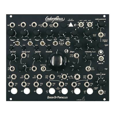 Endorphin.es Queen of Pentacles Eurorack Drum Module (Black) image 1