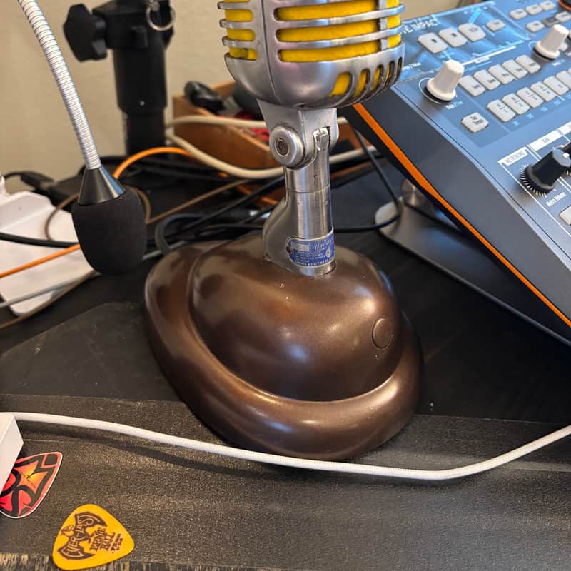 1956 Shure 55S Unidyne Microphone Metal