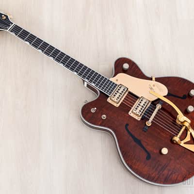 1962 Gretsch PX 6122 Chet Atkins Country Gentleman Walnut, Figured w/ Dial Up Mutes, Case & CoA image 13