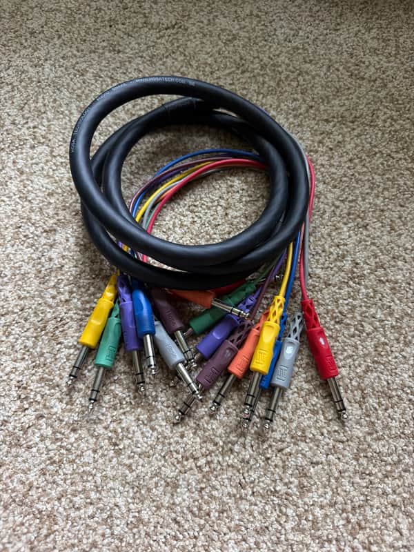 Hosa 1/4" TRS Patch Snake - 2 Meter image 1