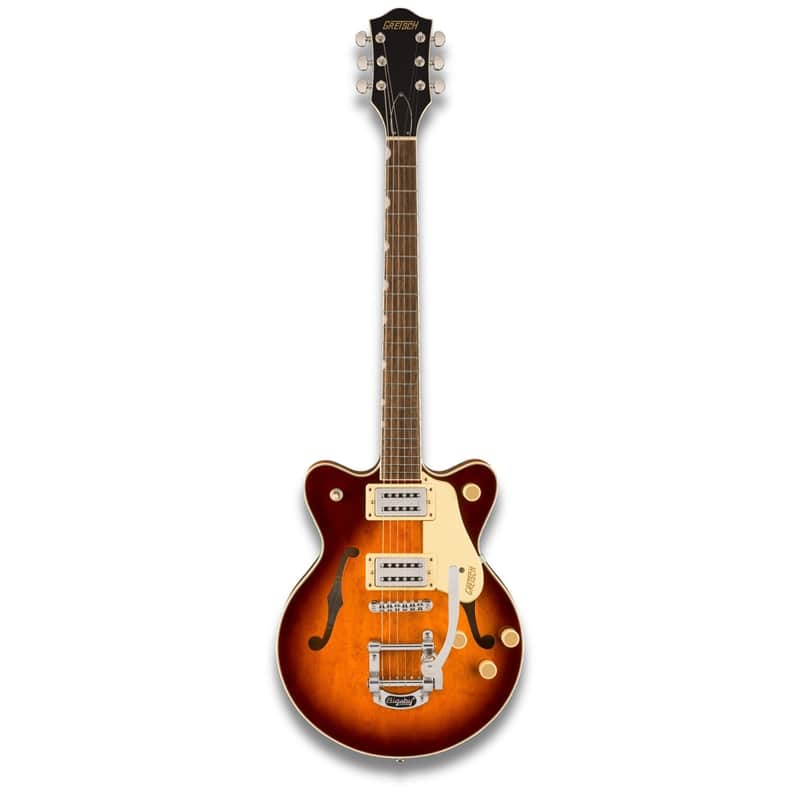 Gretsch G2655T Streamliner Center Block Jr. Double-Cut 6-String Right-Handed Electric Guitar with Arched Maple Body, Bigsby, and Laurel Fingerboard (Forge Glow) image 1