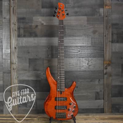 Yamaha TRBX605FM 5-String Bass Guitar - Caramel Brown image 3
