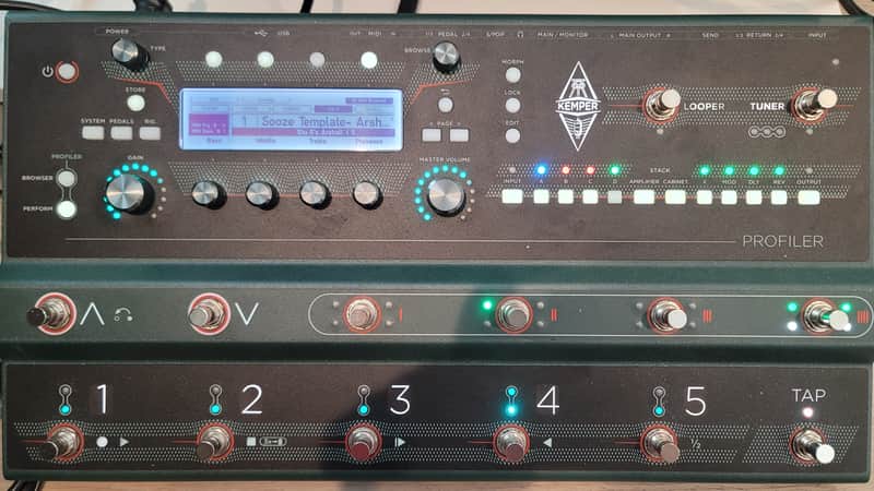 Kemper Amps Profiler Stage Guitar Amp Modeling Processor 2022 - Present - Black image 1