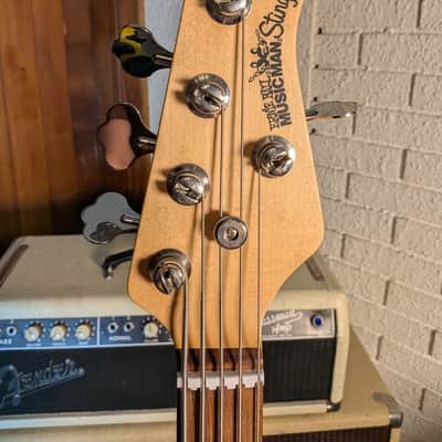 Ernie Ball Music Man Stingray 5HH Active 5-String Bass Guitar w/Case - Natural (2013) image 5