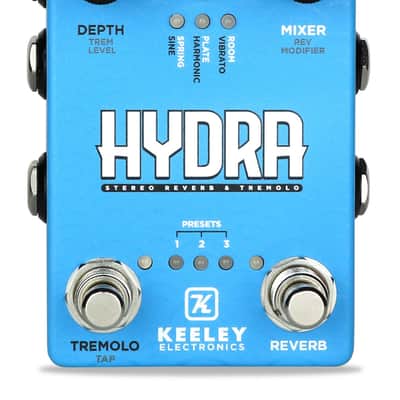 Keeley Hydra Stereo Reverb & Tremolo, BRAND NEW WITH WARRANTY! FREE SHIPPING IN THE U.S.! image 1