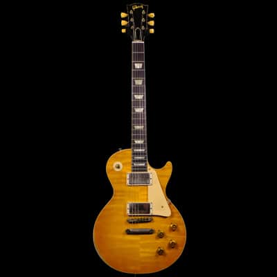 Mint Gibson Custom 1959 Les Paul Standard Reissue Electric Guitar - Murphy Lab Ultra Heavy Aged Lemon Burst image 3