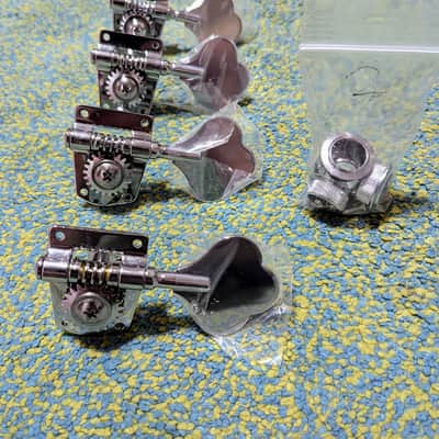 Unknown Vintage bass tuners 2010s - Chrome image 1