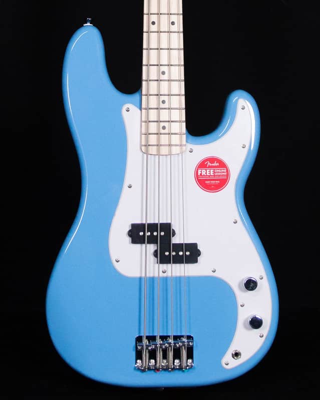 Squier Sonic Precision Bass, Maple FB, California Blue image 1