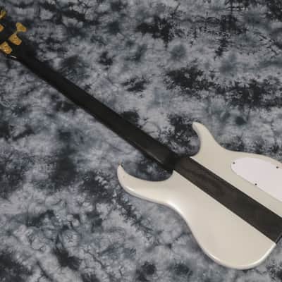 Vintage Modulus Bass Left Handed Pearl White 1983 image 11