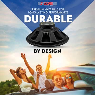 5 Core 15 Inch Car Woofer Audio Pair 900W Combined 4Ohm Deep Bass Subwoofer Component Speaker System image 9