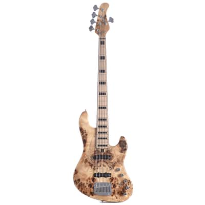 Mayones Jabba Custom 5 Eye Poplar Natural Gloss w/Aguilar 5J-70 & M-BP3 Preamp (Serial #JAB1811306) image 4