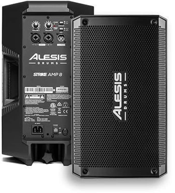 Alesis - Strike Amp 8 2000-watt Bluetooth Powered Drum Amplifier image 1