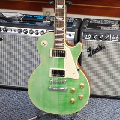 2024 Epiphone Les Paul Standard '50s Figured Electric Guitar w/ Case! Seafoam Green! VERY NICE!!! image 2