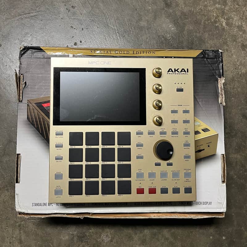 Akai MPC One Standalone MIDI Sequencer Gold Edition image 1
