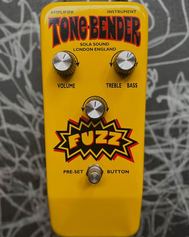 Sola Sound Tone Bender Yellow Hybrid early 2000 version image 1