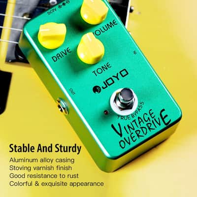 Joyo JF-01 JOYO Vintage Overdrive Pedal Classic Tone for Electric Guitar Effect - True Bypass (Price includes the import duty for US buyer) image 3