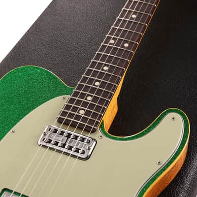 Fender Custom Shop Dual Stack HS Telecaster Green Sparkle Closet Classic image 12