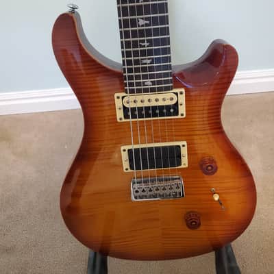 PRS SE Custom 24 7-String 2012 - 2014 - Vintage Sunburst w/ Case image 3