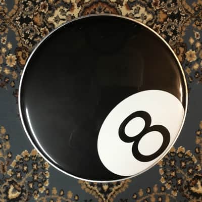 Remo 22” 8 Ball Bass Drum Head Collectible. image 1