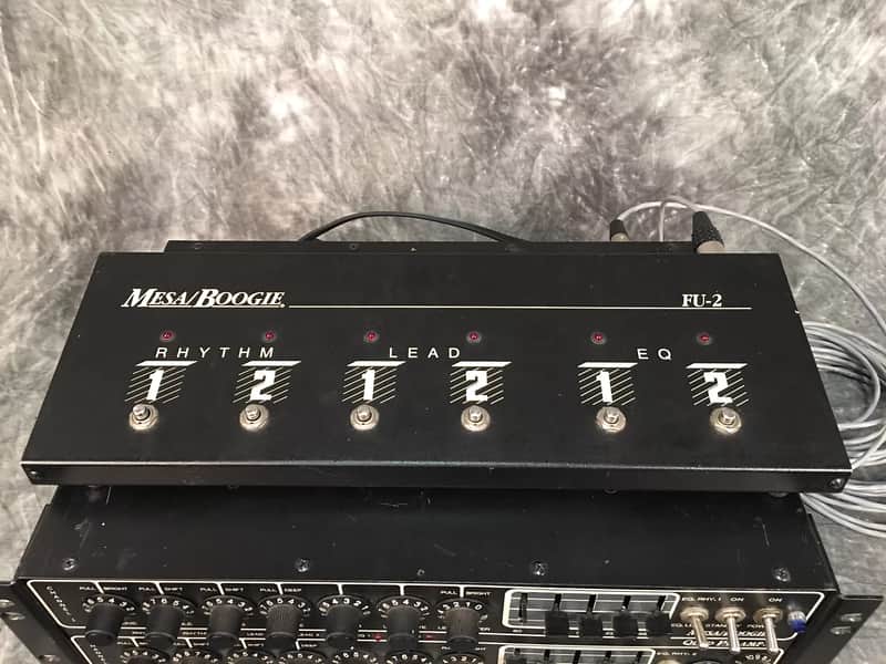 ランペイジ Mesa Boogie Quad Preamp Mesa Boogie Quad Preamp with FU-3 Footswitch Rare Vintage Pre