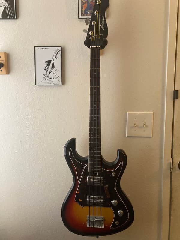 National Vintage Sixties National Model EG-467 2B 1960s - Sunburst image 1