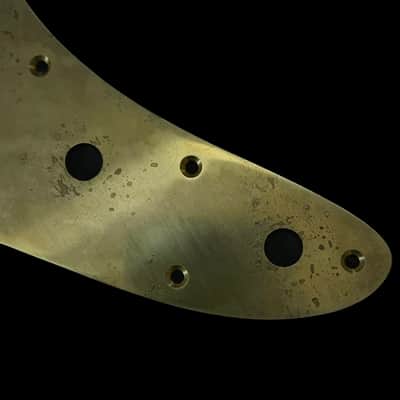 Jazzmaster Pickguard Scratchplate - USA 60s Vintage - Aged Brass - Made-to-Order image 9