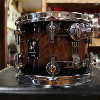 Sonor Prolite Outfit in Walnut Brown Burst 14x18 8x10 14x14 image 13
