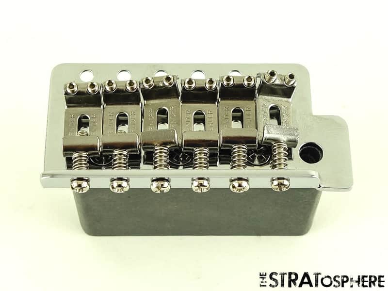USED Fender MIM Strat Stratocaster TREMOLO Guitar Parts 6-Point NO ARM image 1