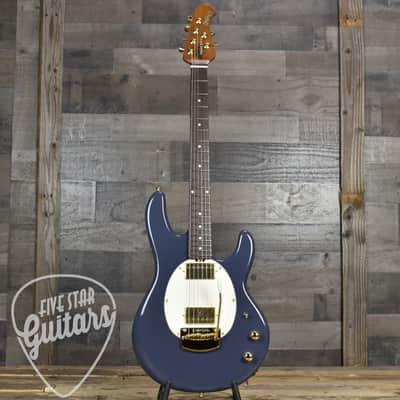 Mint Ernie Ball Music Man Cory Wong StingRay II - Charcoal Blue with Mono Case image 2