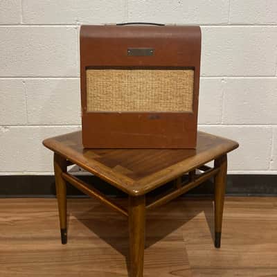 Silvertone Model 1430 3-Watt 1x6 Guitar Combo 1950s - Brown with Light Grille image 1