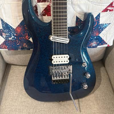 Jackson SL27 EX Wildcard Series Soloist Archtop Extreme 2020 - Blue Sparkle image 1