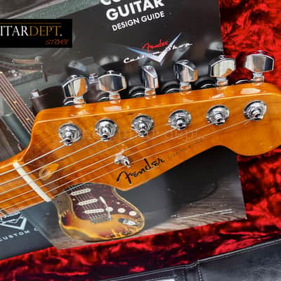 ♚SUBLIME♚FENDER Custom Shop CUSTOM Stratocaster♚TRANS SURF GREEN♚AAA ROASTED♚£5199 image 24
