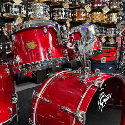 Vintage 1979 Gretsch Transition Badge Jasper Shell 4-Piece 12/13/16/22 Drum Kit Set in Rosewood Gloss Lacquer (Rm 4) image 8