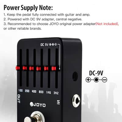 Joyo JF-11 6-Band EQ Guitar Pedal, ±18dB Graphic Equalizer (Price includes the import duty for US buyer) image 5