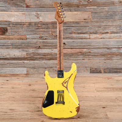 Charvel CS San Dimas Relic Yellow 2017 (s616) image 5